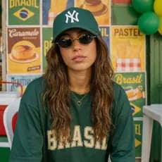 Boné Preto Aba Curva Unissex NY New York Premium | Ajustável, Bordado, Masculino e Feminino