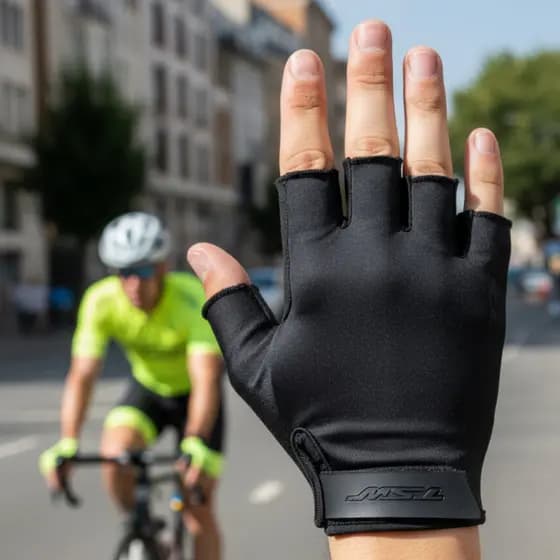 Luva Ciclismo Tsw Combat Original Antiderrapante Anti-impacto Ciclista Mtb Speed Dedo Médio DM