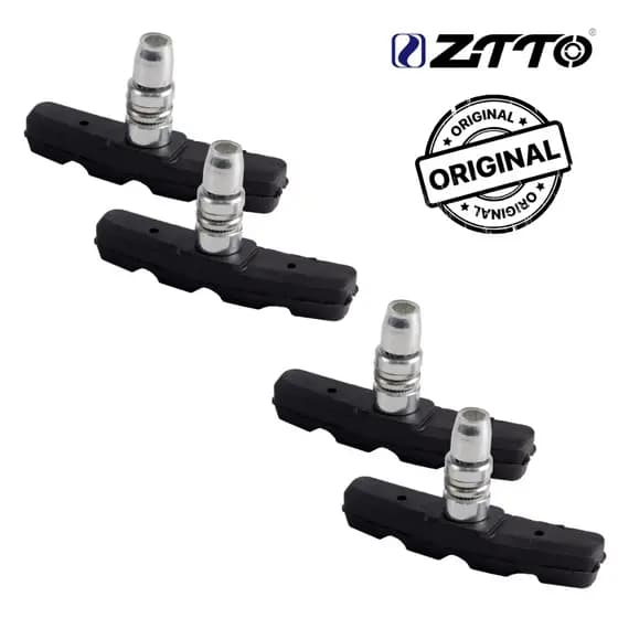 2 Pares Sapata de Freio 70mm V-Brake Alta Durabilidade Frenagem Orbital Allen Zitto