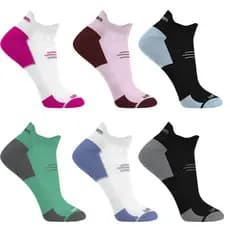 Kit 3 Pares Meia Invisível 2 Proteções Esportiva Antiatrito Antibolha Poliamida Corrida Academia Crossfit Ciclismo