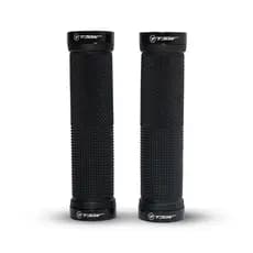 Manopla Punho com Trava Dupla Aluminio Antiderrapante Ergonomica Bike Bicicleta Mtb Urbana Cidade