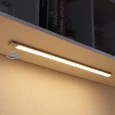 Luminária LED com Sensor de Movimento – Recarregável, Magnética e Portátil  3 Tons de Luz