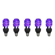 Lâmpada Luz Negra Espiral 36W Efeito Neon  E27 110V/220V