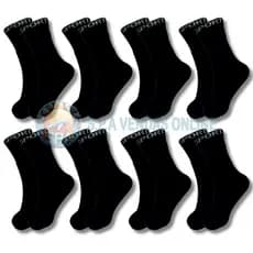 kit de 3/6/9/12/15 e 18 pares meia SPORT PRETA 100% algodão grossa alta qualidade cano alto