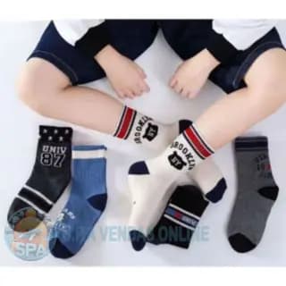 Kit 24 Pares Meias Infantil com algodão MENINO