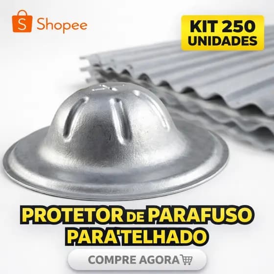 Kit 250 Protetor De Cabeça de Parafusos TEXPAR Telhas e Calhas Metálicas