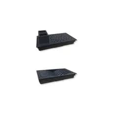 Calha Úmida KIT Gormet Cozinha P/Embutir 1 Calha Copos,1 Calha Pratos METASUL-ARQUITEC