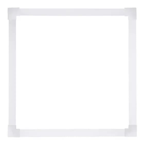 Moldura Kit Alçapão Forro PVC 60x60  - 80x80 Branco