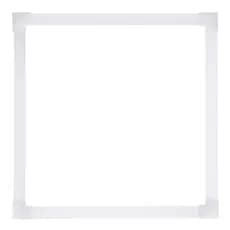 Moldura Kit Alçapão Forro PVC 60x60  - 80x80 Branco
