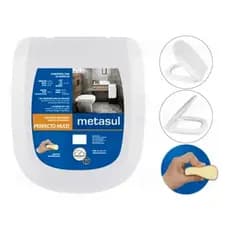 Assento Sanitário PERFECTO MULT-METASUL Retangular
