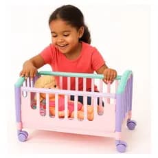 Bercinho Grande Infantil Brinquedo Berço Gigante Boneca Bebe Reborn