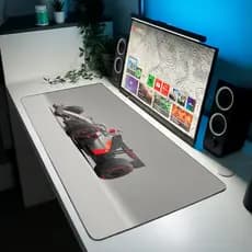 MousePad Grande Gamer Antiderrapante 80x30cm Carros Esportivos Formula 1