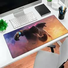 MousePad Grande Godzilla E King Kong 80x30 Gamer  MonsterVerse Premium