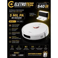Robô de Limpeza Xiaomi Robot Vacuum S40C Bivolt