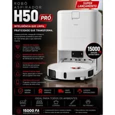 LANÇAMENTO 2026 Robô Aspirador H50 PRÓ 110/220