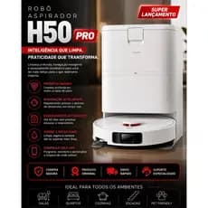 H50 Lançamento Pró 2026 Robô Aspirador 220V/110V