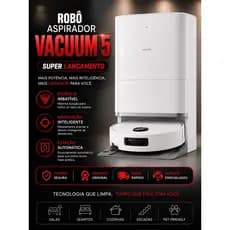 Robô Aspirador VACUUM 5 110V LANÇAMENTO