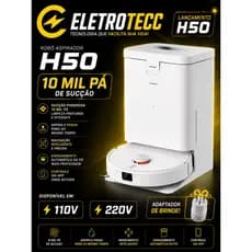 Lançamento 2026 Robô Aspirador H50 110V