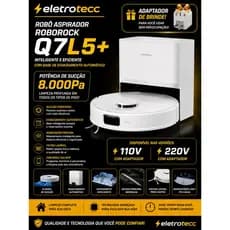 Aspirador de Pó Roborock Q7L5 + Max