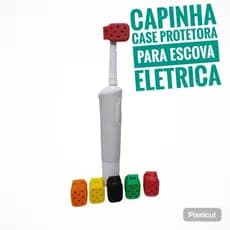 Kit 2 capas protetoras para escova Eletrica case higienica de viagem