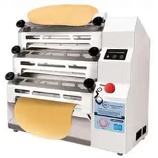 Cilindro Laminador Elétrico de Massas 6 Rolos com Regulador de Velocidade Bivolt