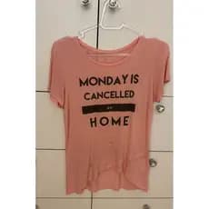 Camiseta rosa tamanho Pp