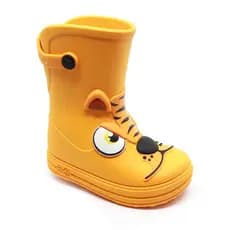 Bota Galocha Infantil Plugt Tigre Menino Bichinho Divertido Botinha Impermeável Confortável Animais