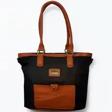 Conjunto 2 Pçs Bolsa De Ombro + Necessaire Maquiagem (Preta)