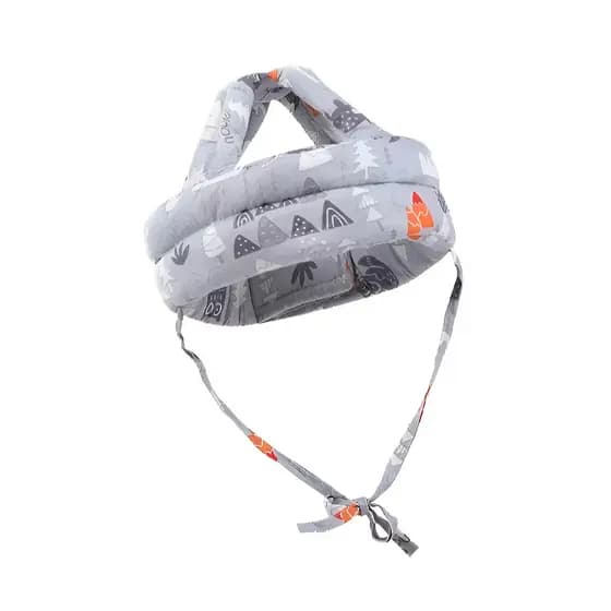 Capacete Protetor Infantil Bebê Segurança Cabeça Ajustável Cor:Cinza
