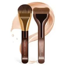 Kit 2 Pincéis para maquiagem Profissional MAANGE para Base e Contorno