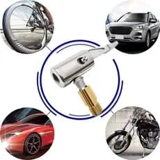 Bico Adaptador Para Bomba De Ar Bicicleta Carro Com Presilha Válvula