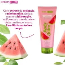 Sabonete Corporal Melancia Dermachem Limpeza Suave e Refrescante