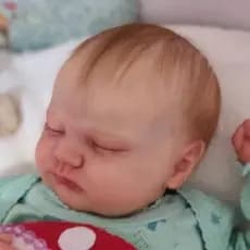 bebê reborn Quillin menina realista cabelo fio a fio cor a sua escolha