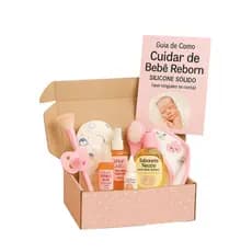 Bebê Reborn Silicone Sólido – Kit Completo + Guia Exclusivo de Cuidados Grátis!