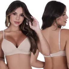 Sutiã de Microfibra Lian Bojo Soft Confort sem Aro Feminino