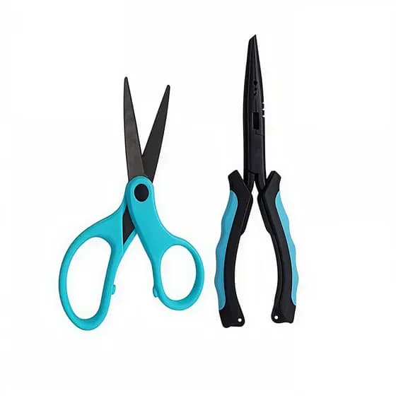 Kit Deyu Alicate de Pesca e Tesoura p/ Linha de Pesca - DYZ-003