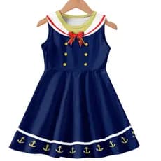 Vestido Infantil Marinheira