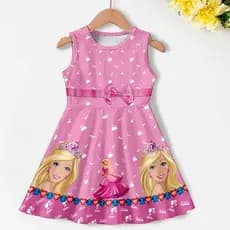 Vestido Infantil Boneca floral