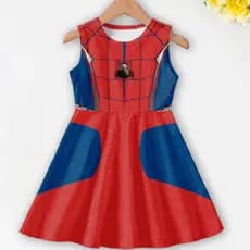 Vestido Boneca Menina  Estampa Aranha