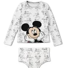 Sunga infantil + Camisa UV - Proteção Solar - Conjunto UV para meninos estampa mik