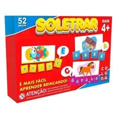 Jogo Educativo Soletrar Pedagógico Brincar de Aprender