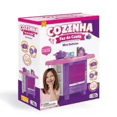 COZINHA FAZ DE CONTA MINI DELÍCIAS ÚNICA- PAIS E FILHOS 35cm