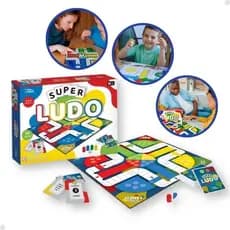 Super Ludo Jogo De Tabuleiro Pais e Filhos