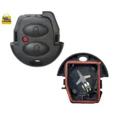 Capa e Contra Capa de chave telecomando para linha Volkswagen Fox e similares Material em ABS Emborrachado, com Led, Ótima Qualidade
