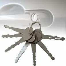 Micha Automotiva de bolso 7 peças Chaveiro