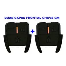 Duas Capas Frontal de Chave Telecomando Modelo Gm 3 Botões Cadeado gile Blazer S10