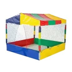 Piscina de Bolinhas Quadrada 1,50m Nacional Premium Colorida Playground