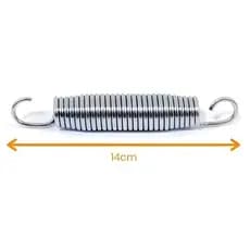 Kit 42 Molas 14cm Aço Galvanizado Para Cama Elástica Nacional Pula Pula Trampolim