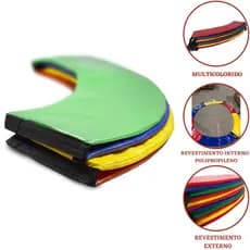 Protetor De Molas Para Cama Elástica Pula Pula Nacional 1,40m 1,83m 2,30m 2,44m 3,05m, 3,66m 4,27m