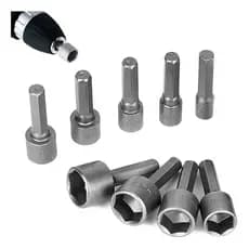 Jogo De Bits Sextavado Para Parafusadeira furadeira soquetes  Bosch Makita Pito